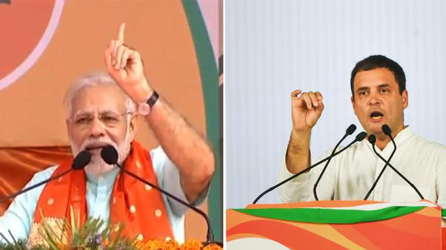 War between Rahul Gandhi and Modi for Prime Minister elections