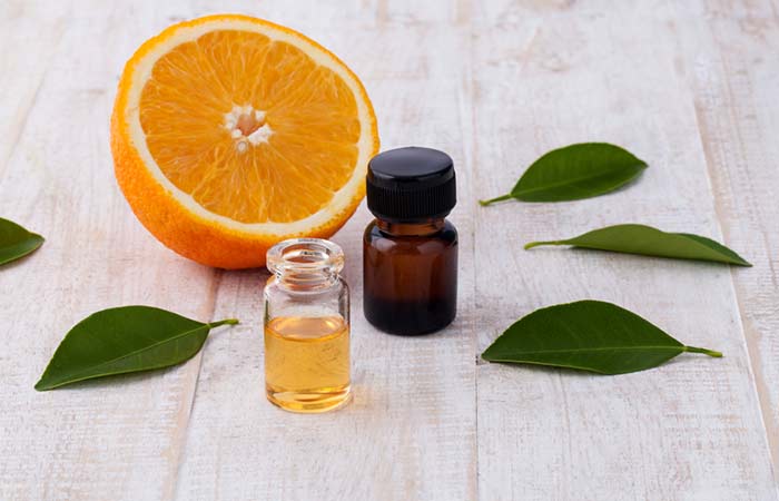 Orange oil for teeth whitening