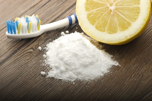 Salt and lemon for teeth whitening