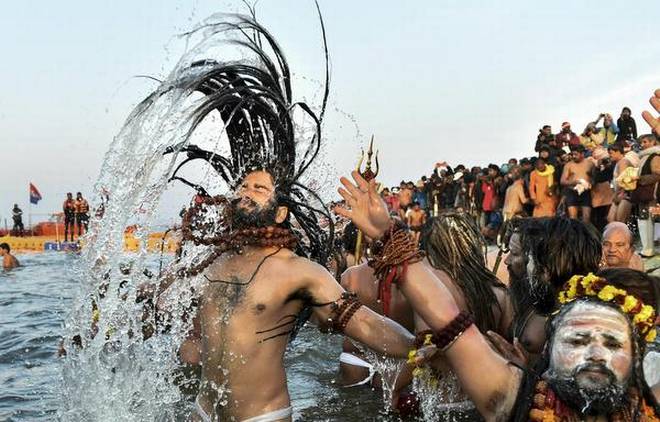 Kumbh Mela bath