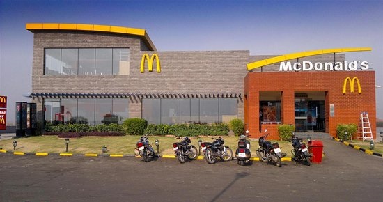 McDonald’s drive-through in Zirakpur - the city beautiful Chandigarh