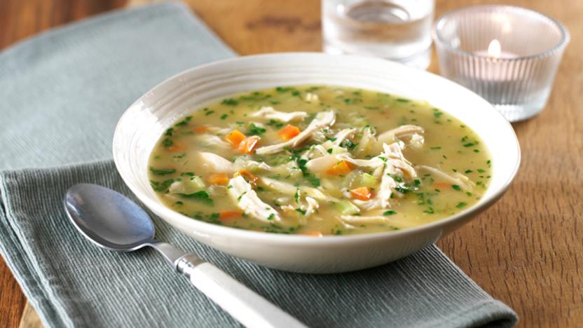 Chicken soup for cold and flu