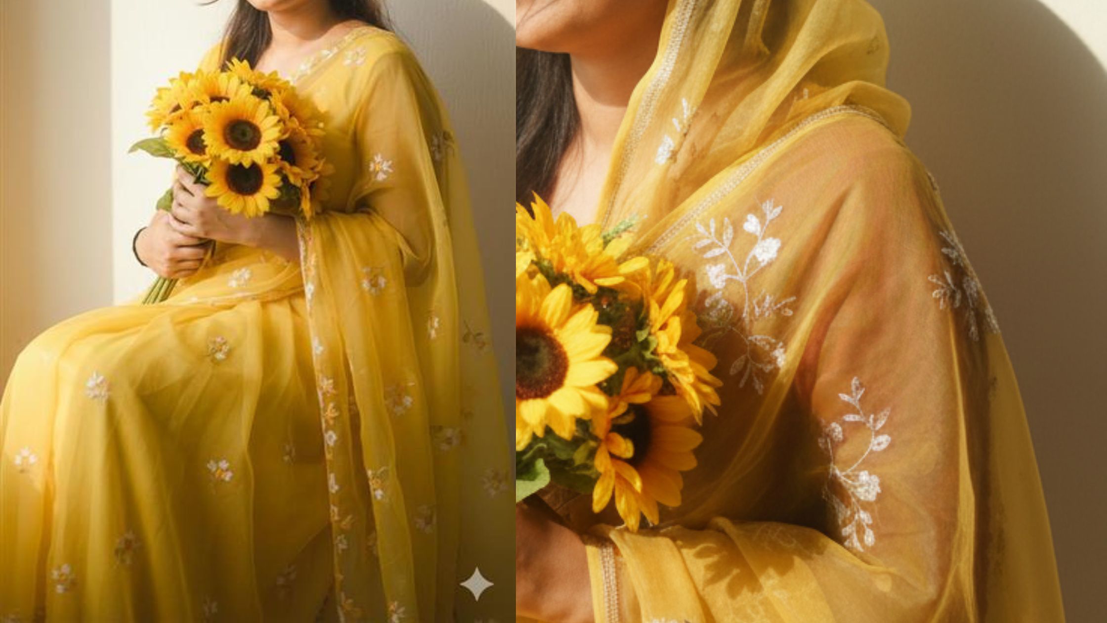 Soft Sunlit Saree Portrait