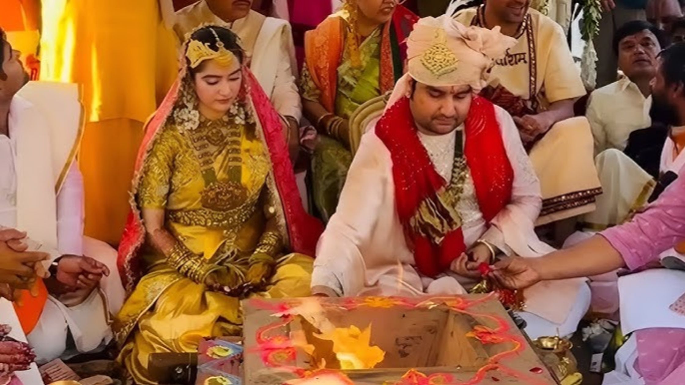 Indresh Upadhyay wedding