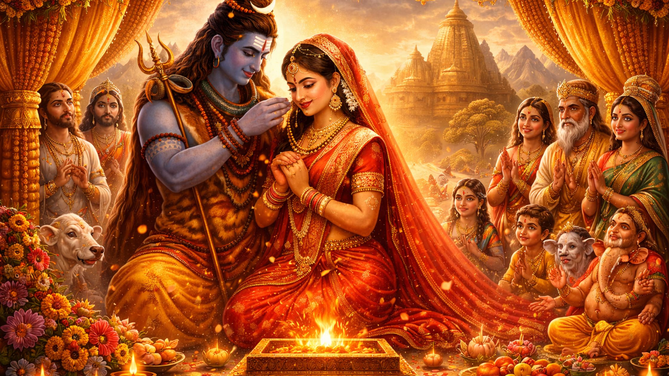 Marriage of Shiva and Parvati
