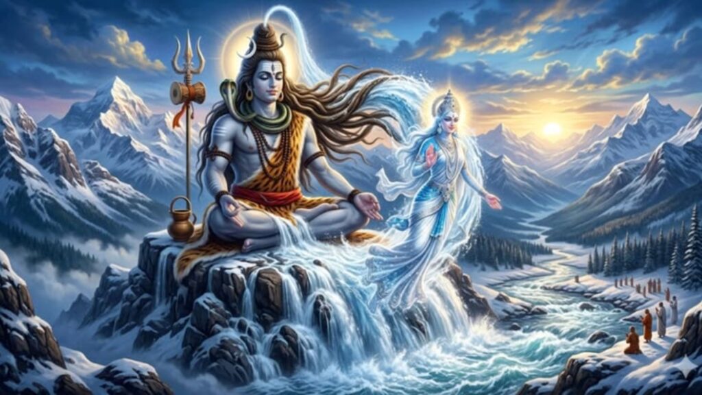 Maa Ganga in Shiva’s Hair